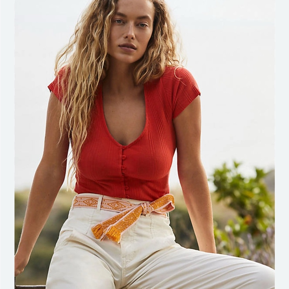 Mike Ribbed Top from Anthropologie